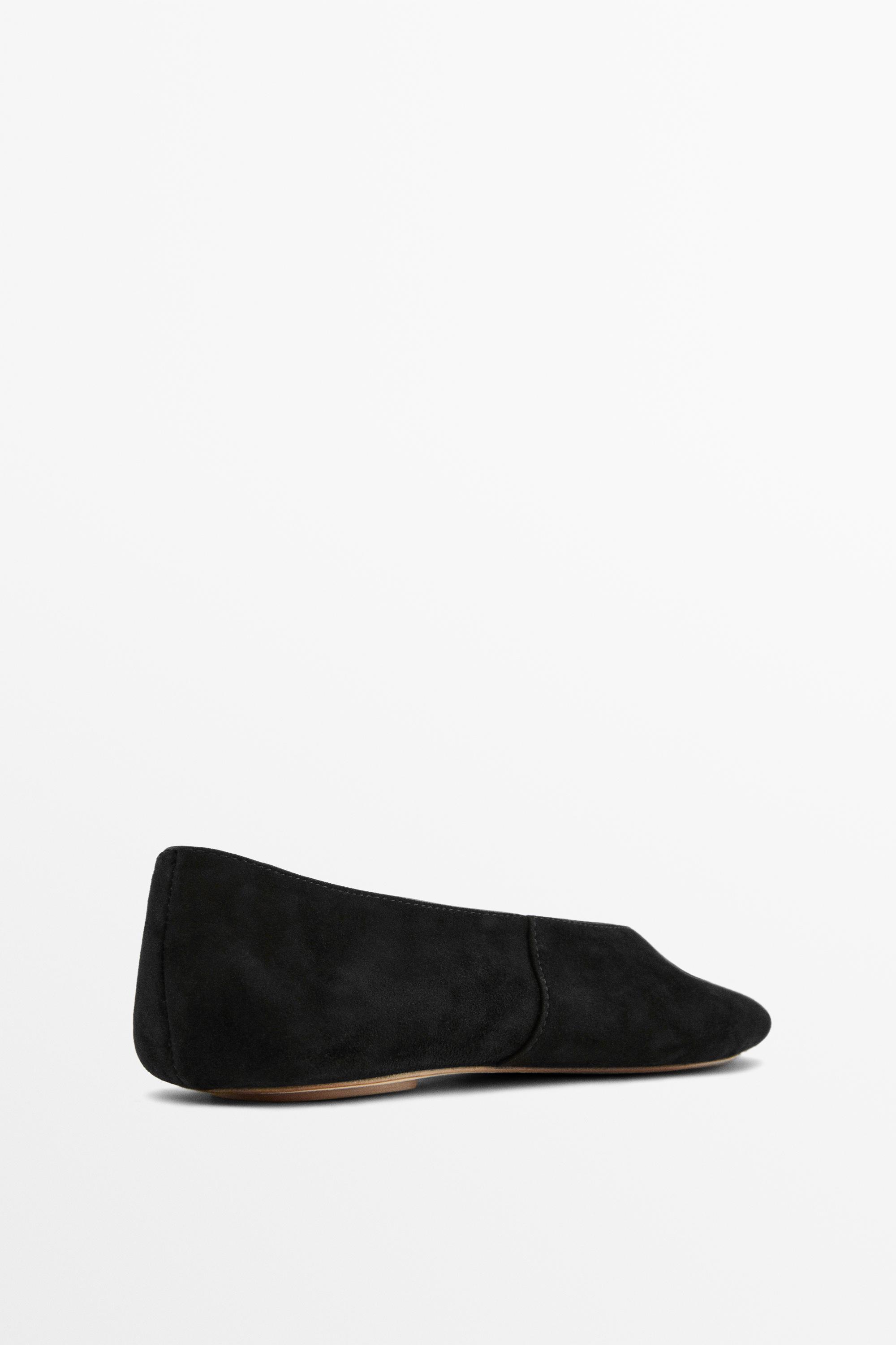 Soft leather ballet flats